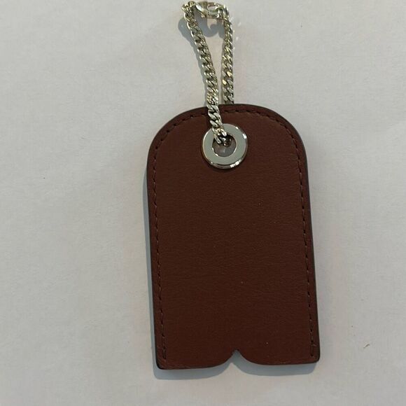 KATE SPADE Brown Leather Keychain/Hang Tag - Picture 4 of 5
